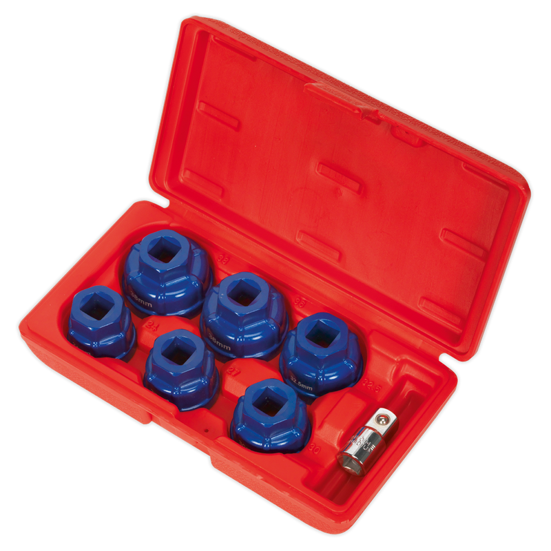 Oil Filter Cap Wrench Set 7pc | Pipe Manufacturers Ltd..
