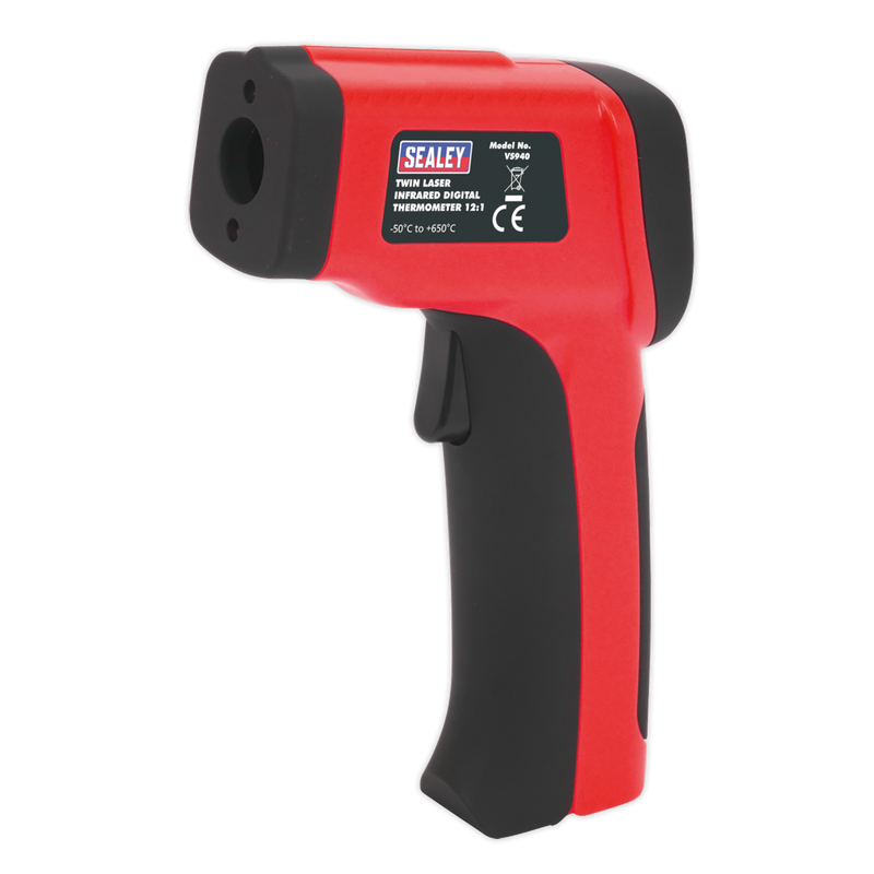 Infrared Twin-Spot Laser Digital Thermometer 12:1 | Pipe Manufacturers Ltd..