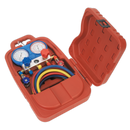 Air Conditioning System Manifold with Sight Glass | Pipe Manufacturers Ltd..