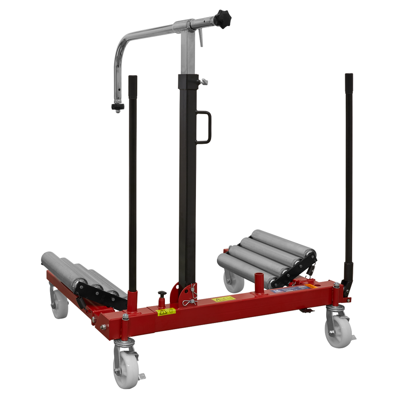 Wheel Removal Trolley 1200kg Capacity | Pipe Manufacturers Ltd..