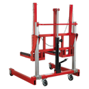 Wheel Removal Trolley 500kg Adjustable Width | Pipe Manufacturers Ltd..