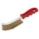 Wire Brush Brassed Steel Plastic Handle | Pipe Manufacturers Ltd..