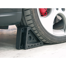 Rubber Wheel Chocks 1.8kg - Pair | Pipe Manufacturers Ltd..