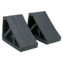 Rubber Wheel Chocks 3.3kg - Pair | Pipe Manufacturers Ltd..