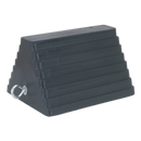 Rubber Wheel Chock 3.8kg - Single | Pipe Manufacturers Ltd..