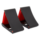 Folding Wheel Chocks - Pair | Pipe Manufacturers Ltd..