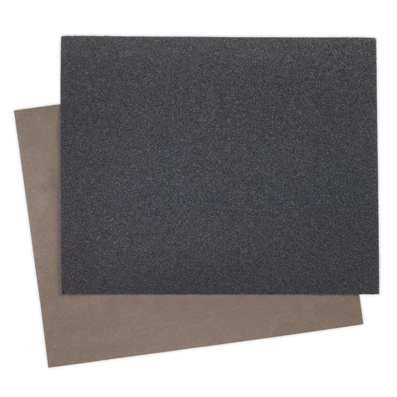 Wet & Dry Paper 230 x 280mm 120Grit Pack of 25 | Pipe Manufacturers Ltd..