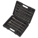SDS Plus Drill Bit & Chisel Set 13pc | Pipe Manufacturers Ltd..