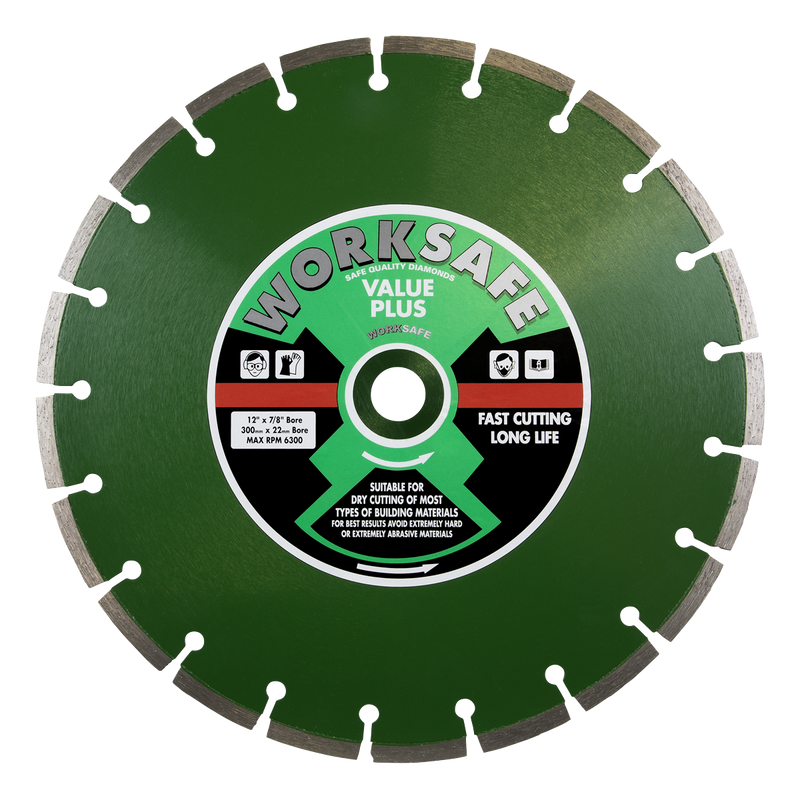 Value Plus Diamond Blade ¯300 x 22mm | Pipe Manufacturers Ltd..