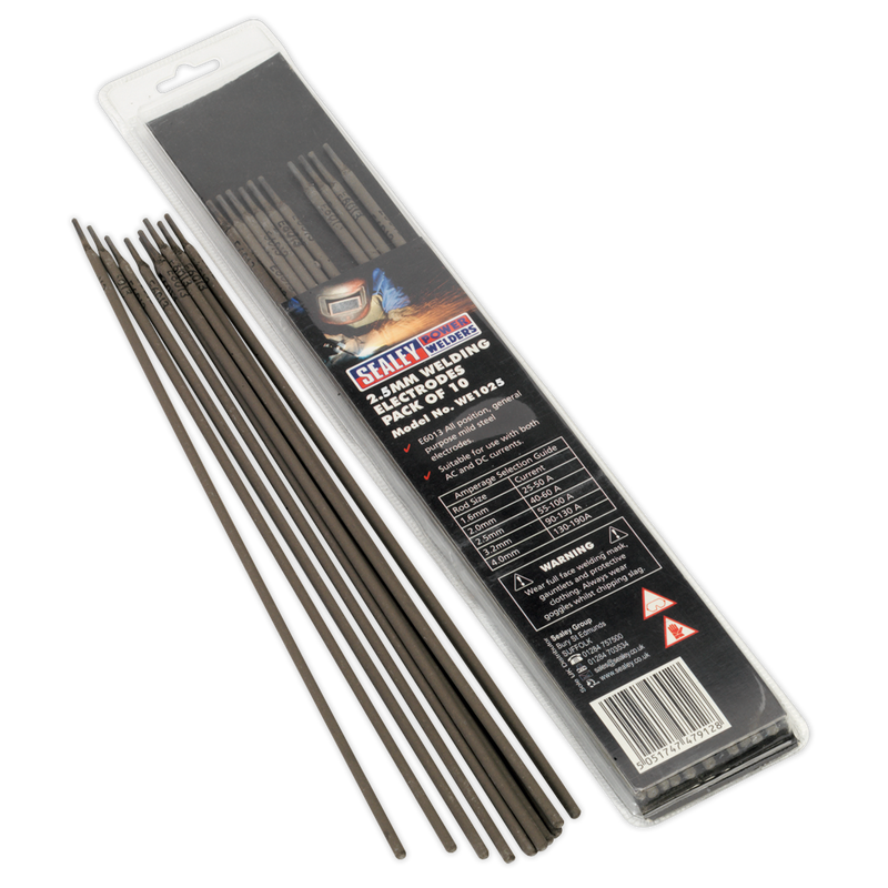 Welding Electrode ¯2.5 x 300mm Pack of 10 | Pipe Manufacturers Ltd..
