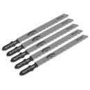 Jigsaw Blade Wood & Plastics 75mm 10tpi - Pack of 5 | Pipe Manufacturers Ltd..