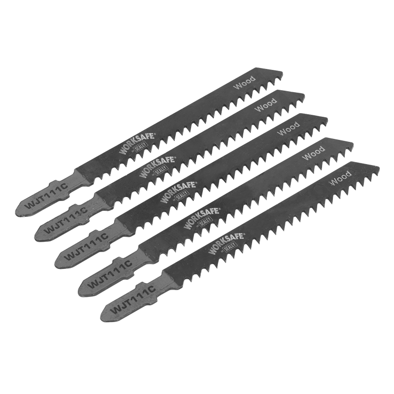 Jigsaw Blade Soft Wood & Plastics 75mm 9tpi - Pack of 5 | Pipe Manufacturers Ltd..