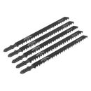 Jigsaw Blade Wood 75mm 6tpi - Pack of 5 | Pipe Manufacturers Ltd..