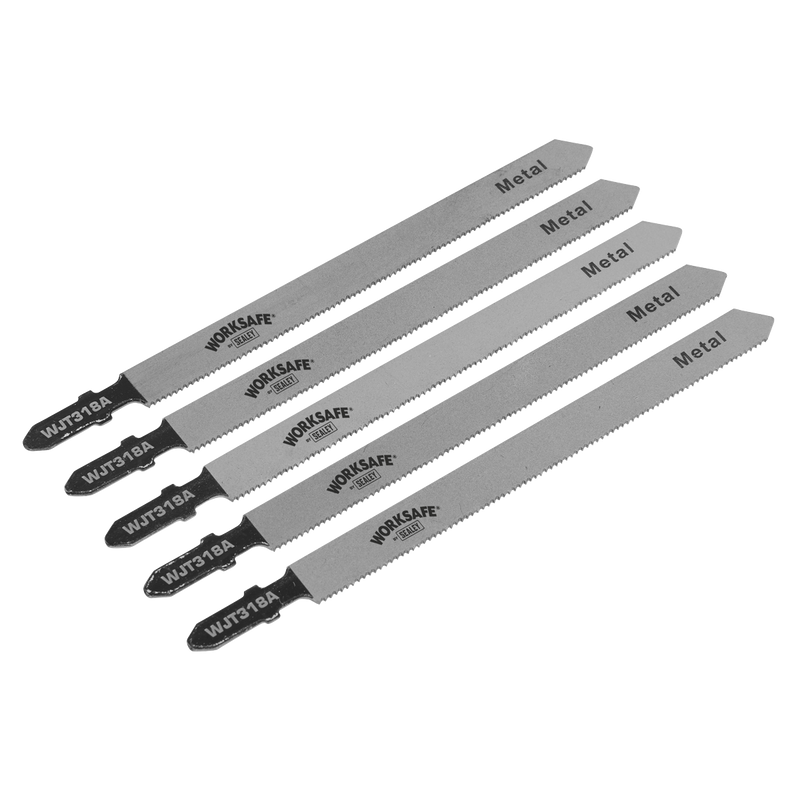 Jigsaw Blade Metal 105mm 21tpi - Pack of 5 | Pipe Manufacturers Ltd..