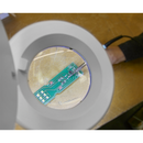 Bench Mounting Magnifying Work Light 48 SMD LED 230V | Pipe Manufacturers Ltd..