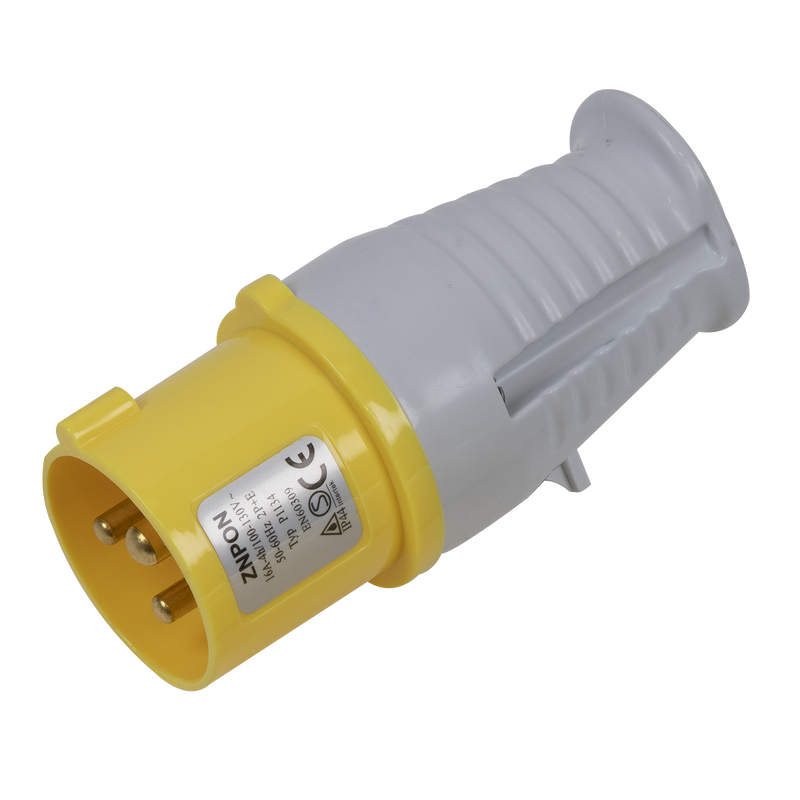 110V 16A 2P+E Plug | Pipe Manufacturers Ltd..