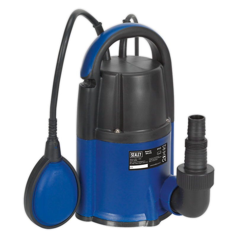 Submersible Water Pump Automatic Low Level 2mm 117L/min 230V | Pipe Manufacturers Ltd..