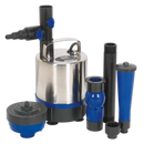 Submersible Pond Pump Stainless Steel 3600L/hr 230V | Pipe Manufacturers Ltd..