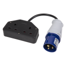 16A/13A Twin Trailing Socket & Cable Set | Pipe Manufacturers Ltd..