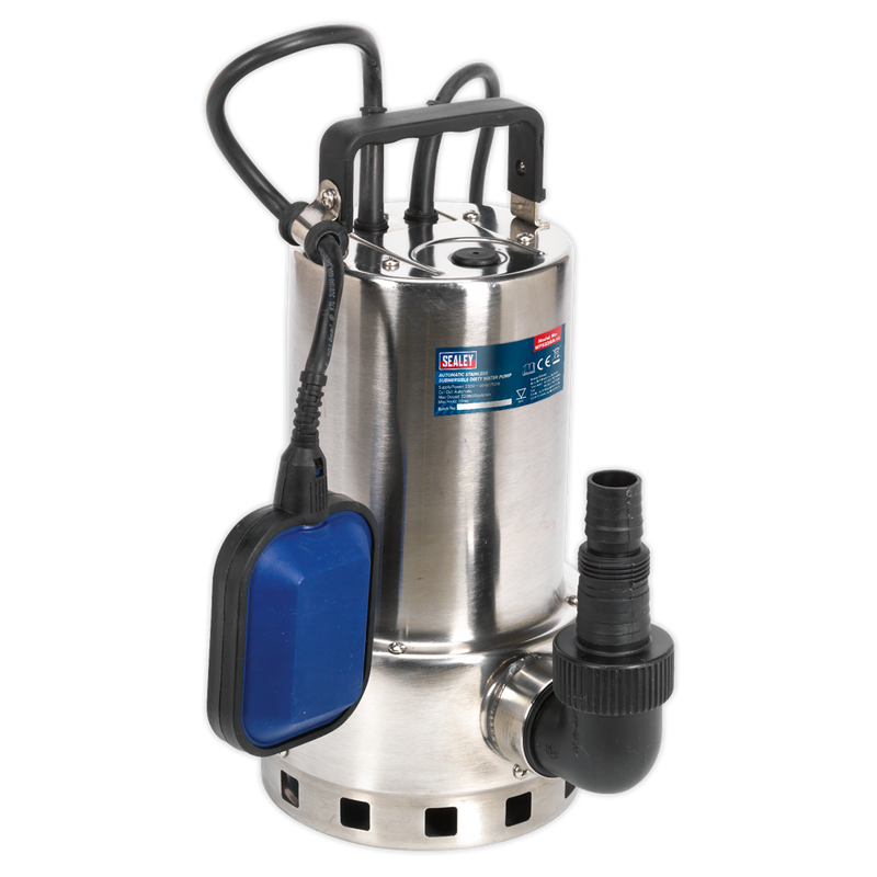Submersible Stainless Water Pump Automatic Dirty Water 225L/min 230V | Pipe Manufacturers Ltd..