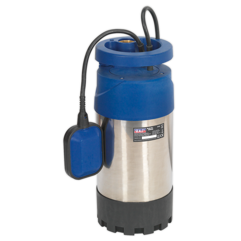 Submersible Stainless Water Pump Automatic 92L/min 40m Head 230V | Pipe Manufacturers Ltd..