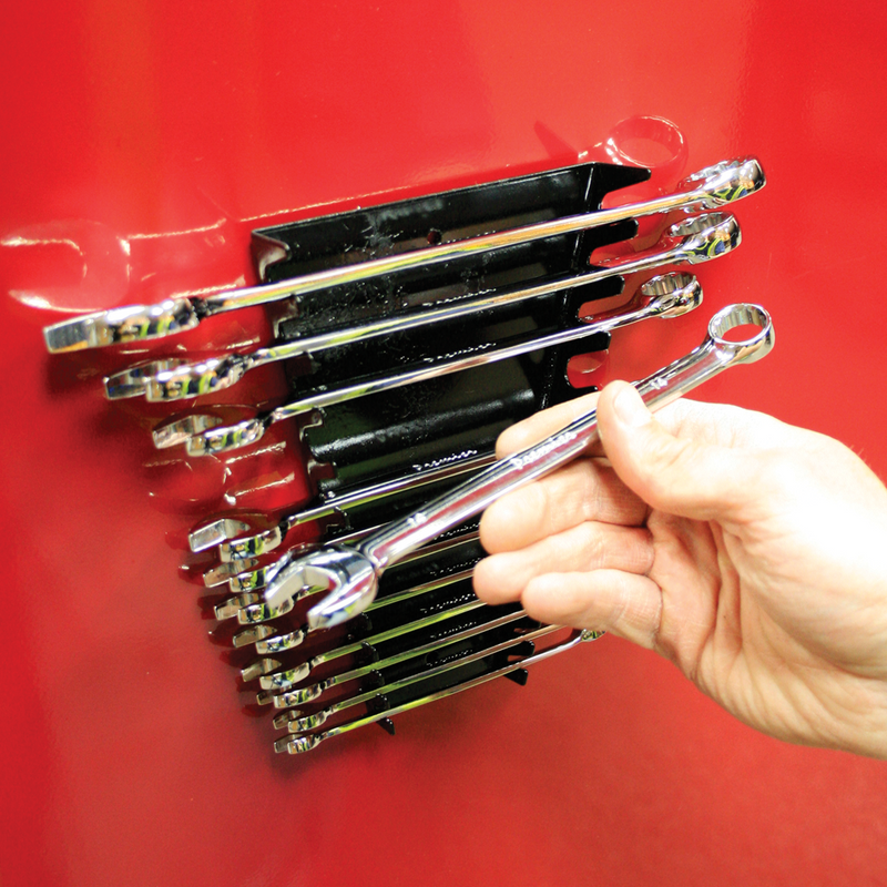 Spanner Rack Magnetic Capacity 12 Spanners | Pipe Manufacturers Ltd..