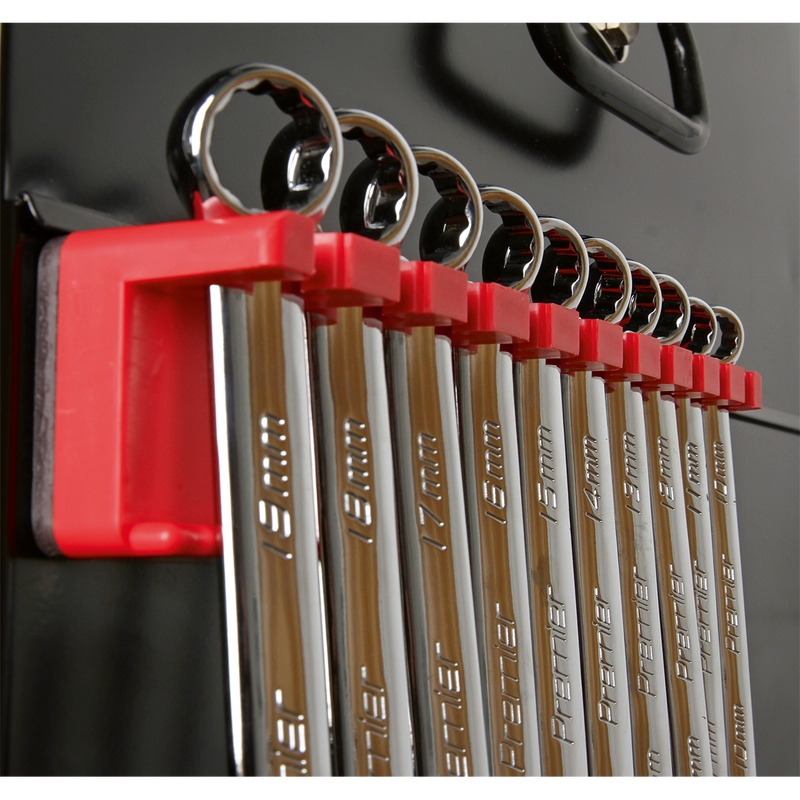 Spanner Rack Magnetic Capacity 10 Spanners | Pipe Manufacturers Ltd..