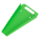 Spanner Rack Capacity 15 Spanners Hi-Vis Green | Pipe Manufacturers Ltd..