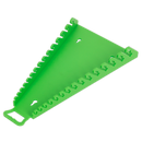 Reverse Spanner Rack Capacity 15 Spanners Hi-Vis Green | Pipe Manufacturers Ltd..
