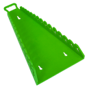 Reverse Spanner Rack Capacity 15 Spanners Hi-Vis Green | Pipe Manufacturers Ltd..