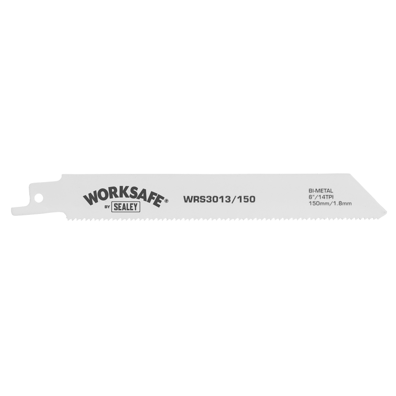 Reciprocating Saw Blade 150mm 14tpi - Pack of 5 | Pipe Manufacturers Ltd..