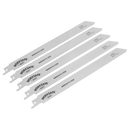 Reciprocating Saw Blade 225mm 14tpi - Pack of 5 | Pipe Manufacturers Ltd..