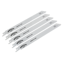 Reciprocating Saw Blade Metal 225mm 18tpi - Pack of 5 | Pipe Manufacturers Ltd..