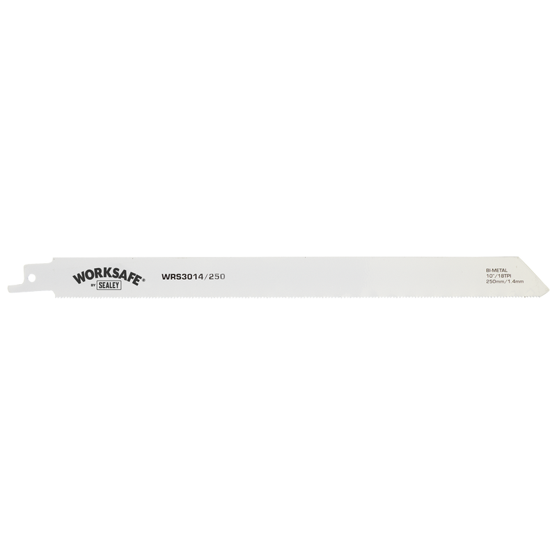 Reciprocating Saw Blade Metal 250mm 18tpi - Pack of 5 | Pipe Manufacturers Ltd..