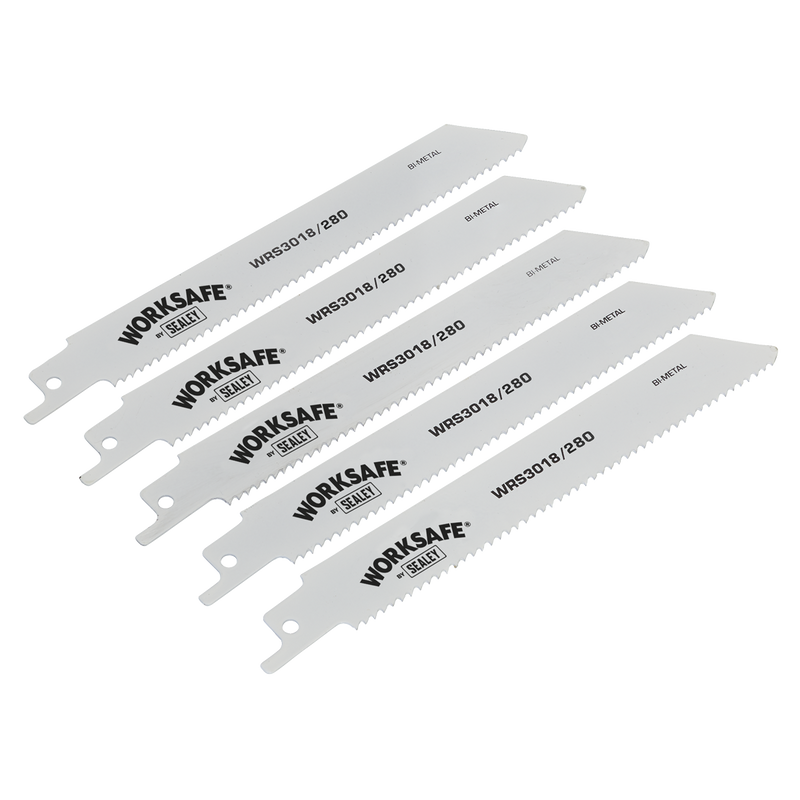 Reciprocating Saw Blade 280mm 10tpi - Pack of 5 | Pipe Manufacturers Ltd..