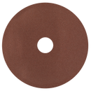 Fibre Backed Disc ¯125mm - 120Grit Pack of 25 | Pipe Manufacturers Ltd..