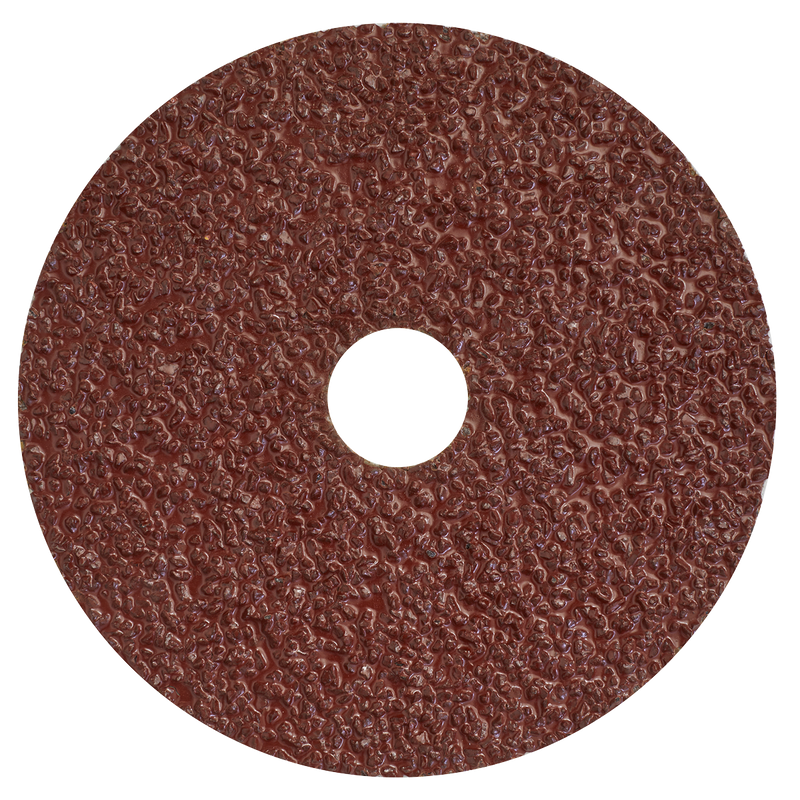 Fibre Backed Disc ¯125mm - 16Grit Pack of 25 | Pipe Manufacturers Ltd..