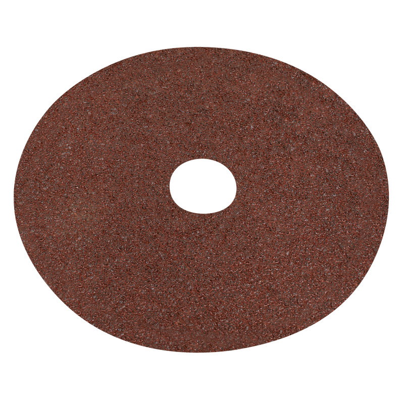 Fibre Backed Disc ¯125mm - 24Grit Pack of 25 | Pipe Manufacturers Ltd..