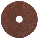 Fibre Backed Disc ¯125mm - 24Grit Pack of 25 | Pipe Manufacturers Ltd..