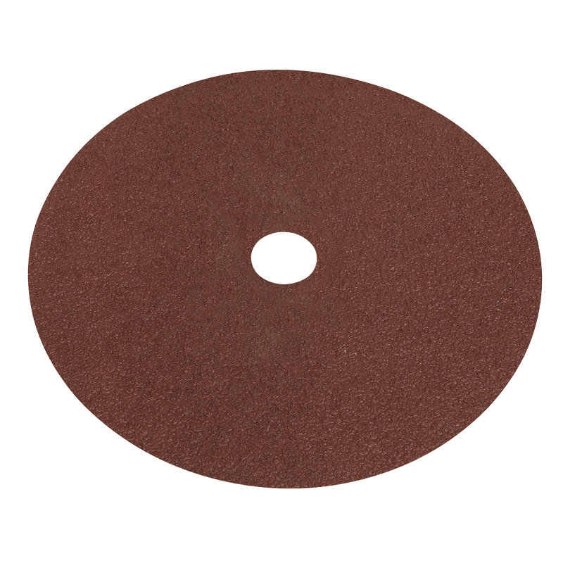 Fibre Backed Disc ¯175mm - 36Grit Pack of 25 | Pipe Manufacturers Ltd..