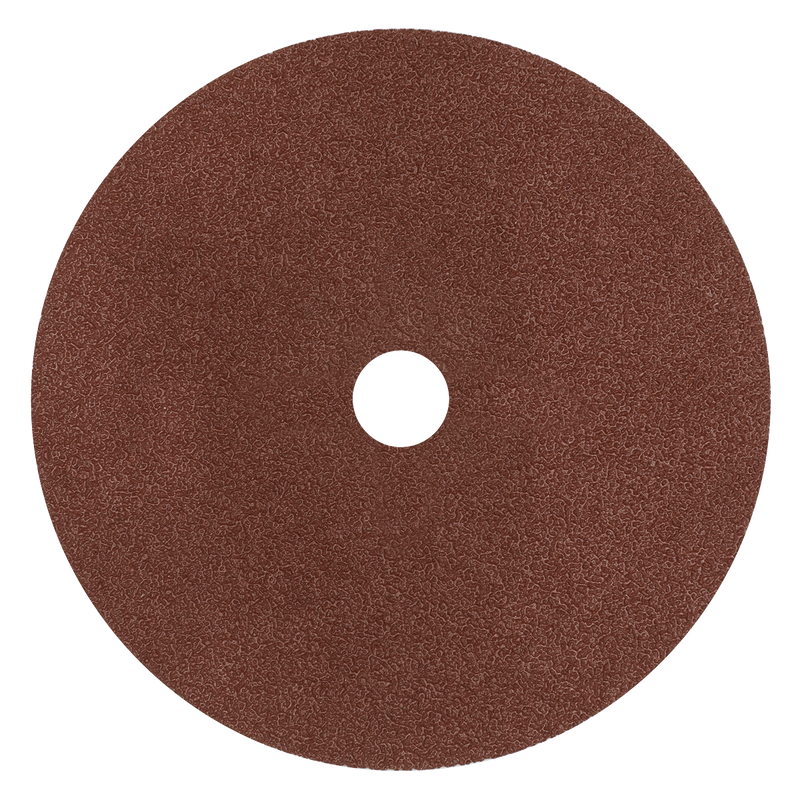 Fibre Backed Disc ¯175mm - 36Grit Pack of 25 | Pipe Manufacturers Ltd..