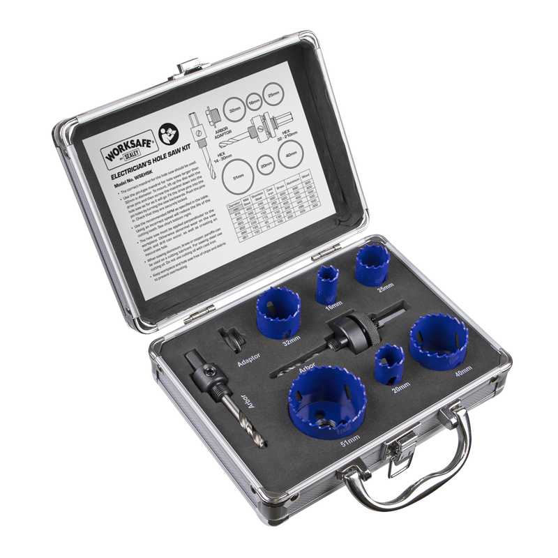 Hole Saw Kit - Electricians | Pipe Manufacturers Ltd..