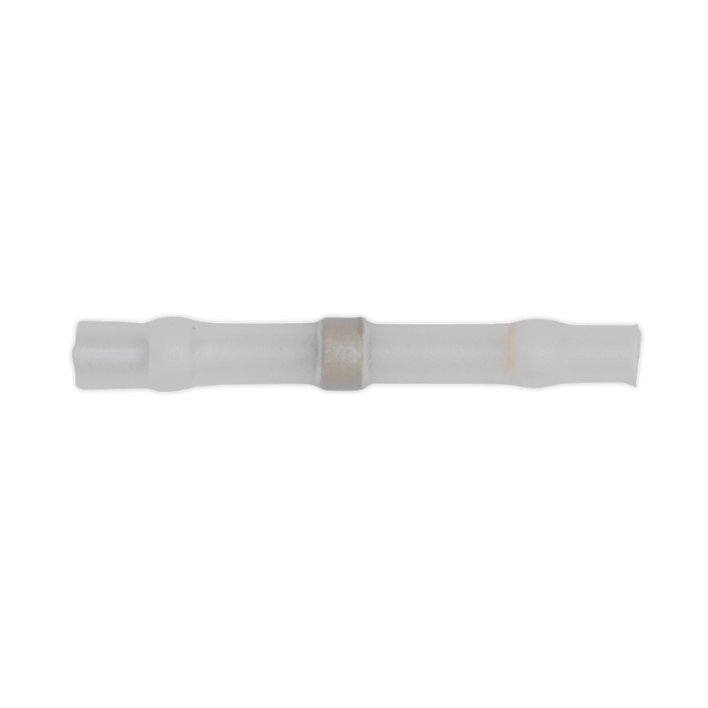 Heat Shrink Butt Connector Solder Terminal 24-22 AWG White Pack of 25 | Pipe Manufacturers Ltd..