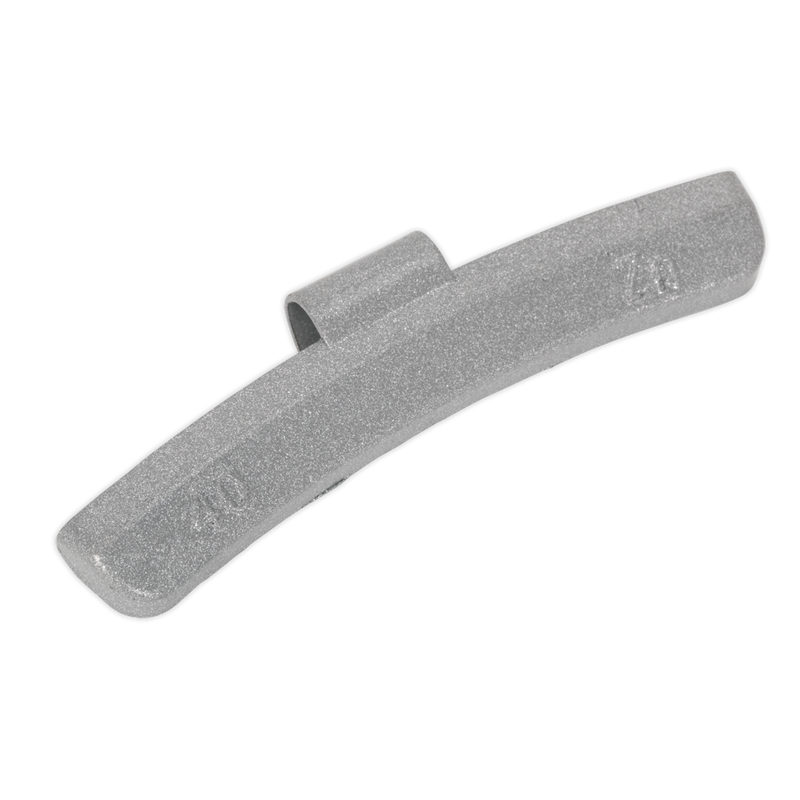 Wheel Weight 40g Hammer-On Plastic Coated Zinc for Alloy Wheels Pack of 50 | Pipe Manufacturers Ltd..