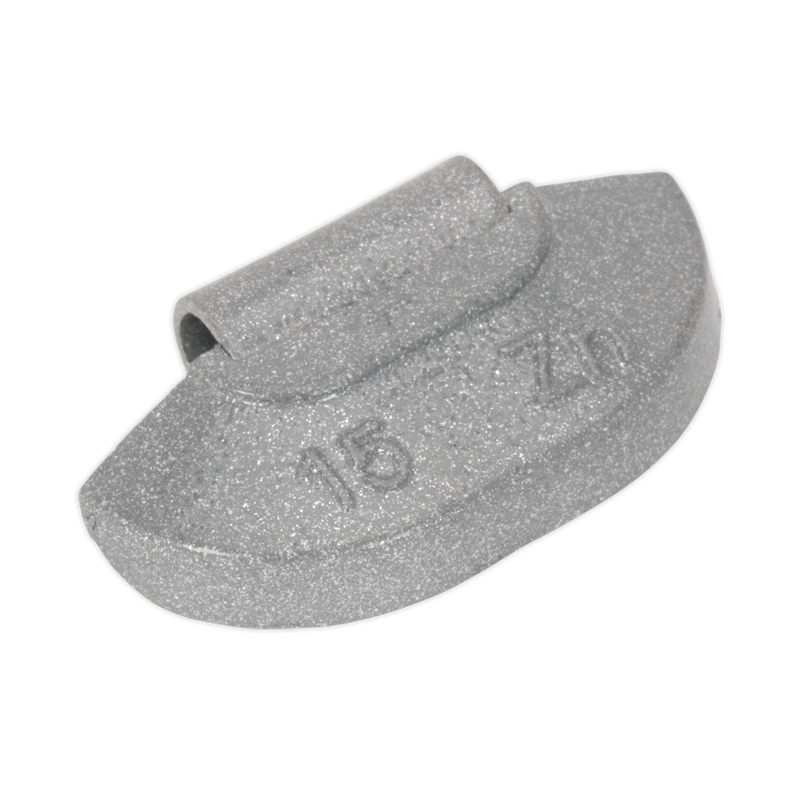 Wheel Weight 15g Hammer-On Zinc for Steel Wheels Pack of 100 | Pipe Manufacturers Ltd..