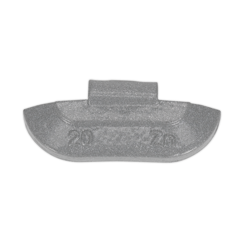 Wheel Weight 20g Hammer-On Zinc for Steel Wheels Pack of 100 | Pipe Manufacturers Ltd..
