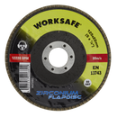 Zirconium Flap Disc ¯125mm 80Grit - Pack of 10 | Pipe Manufacturers Ltd..