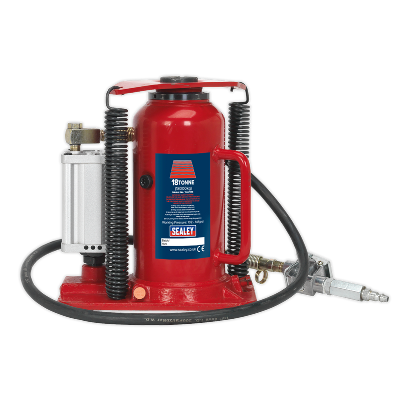 Air Operated Bottle Jack 18tonne | Pipe Manufacturers Ltd..