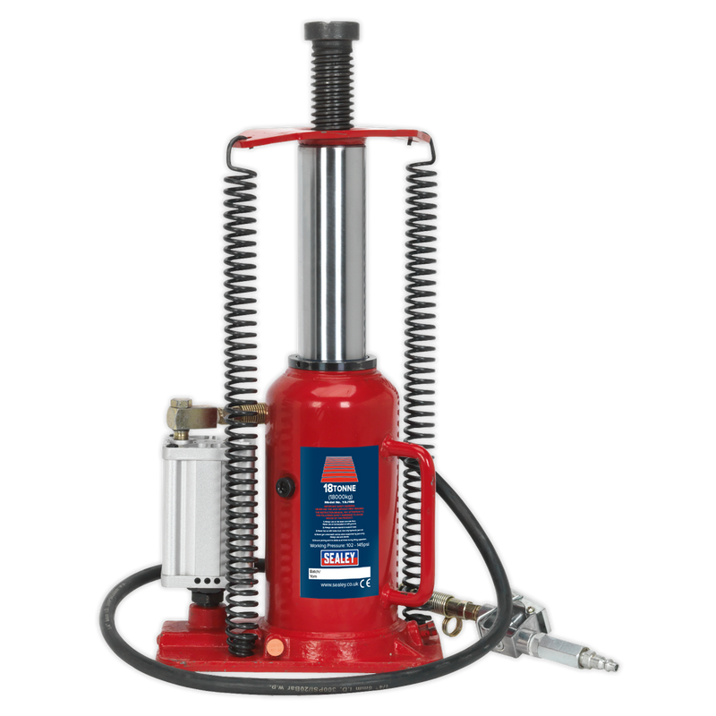 Air Operated Bottle Jack 18tonne | Pipe Manufacturers Ltd..