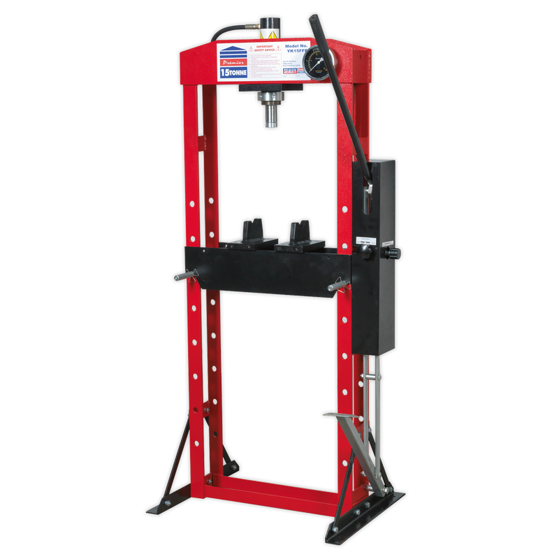 Hydraulic Press Premier 15tonne Floor Type with Foot Pedal | Pipe Manufacturers Ltd..